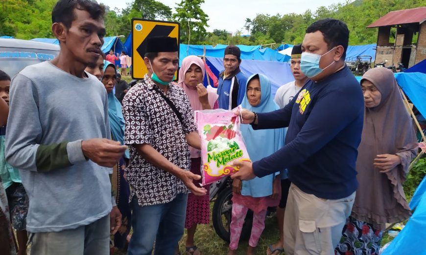 Bantuan Korban Gempa Pemkot dan Masyarakat Parepare Tersalurkan Hingga Pelosok Majene